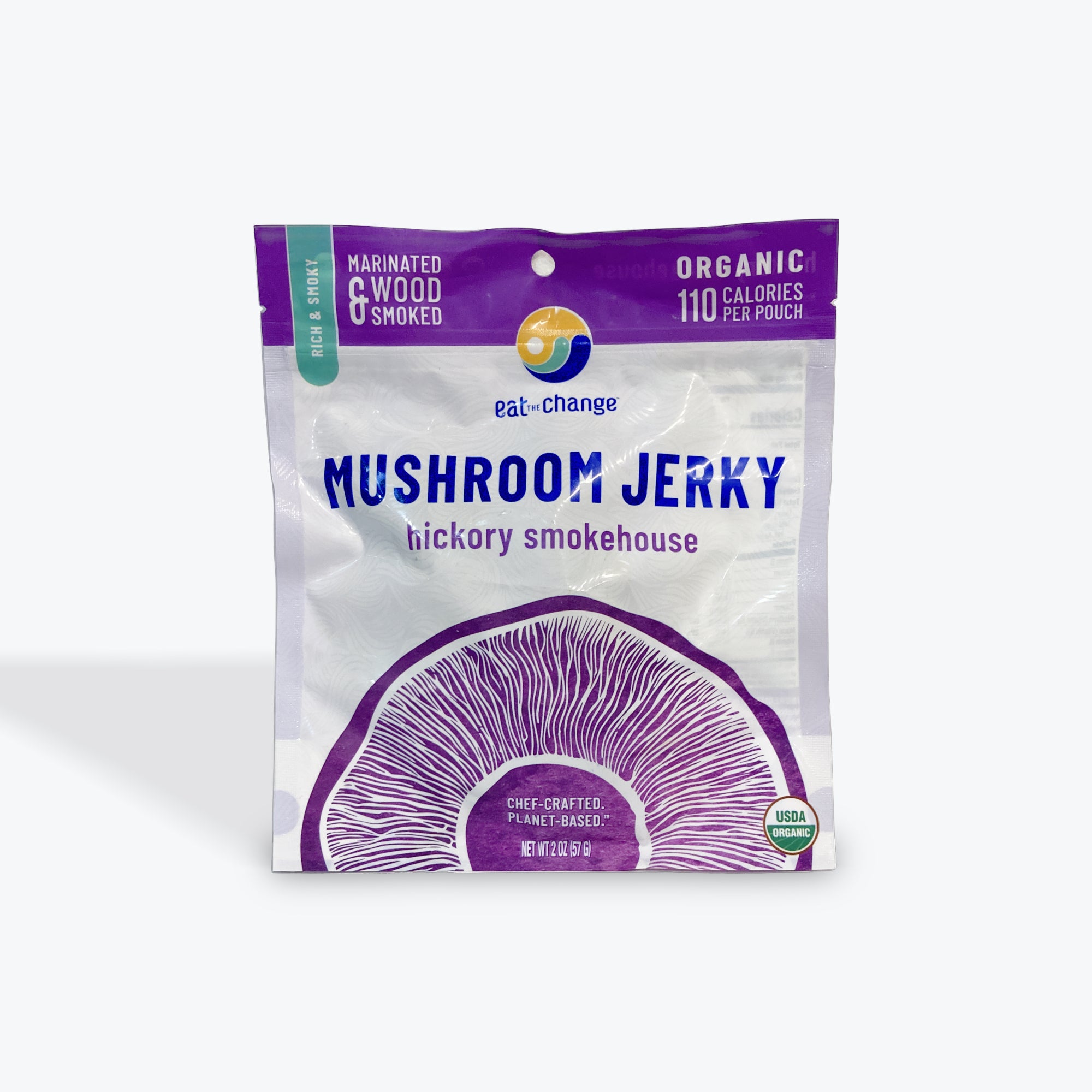 Eat The Change Hickory Smokehouse Mushroom Jerky The Mushroom Hub